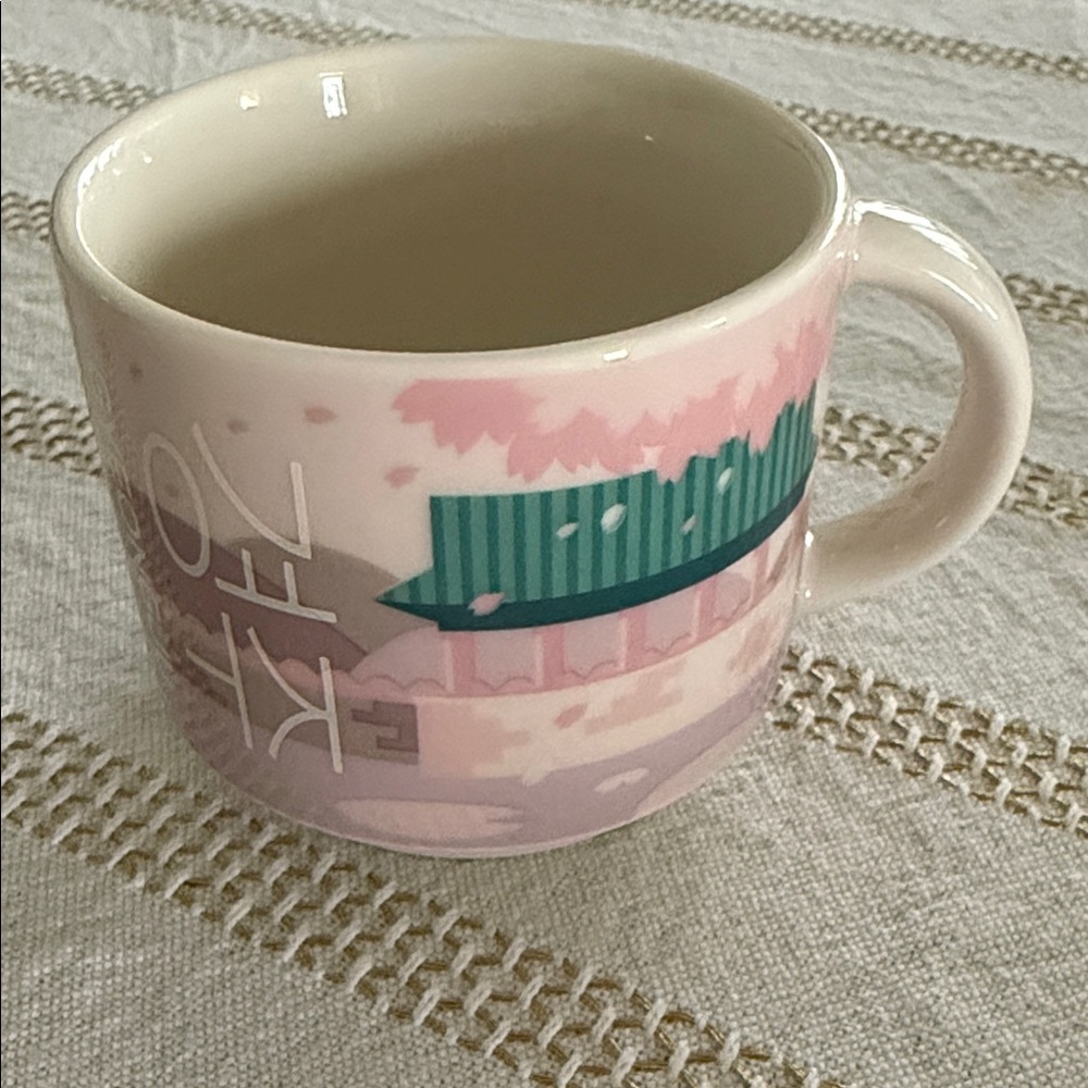 Starbucks - Limited edition Korean Gyeongju cherry blossom Espresso Mug